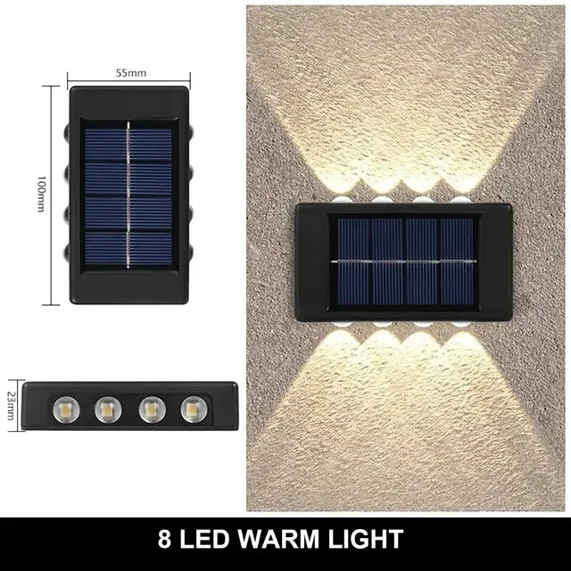 SunGlow™ Outdoor Solar Wall Light