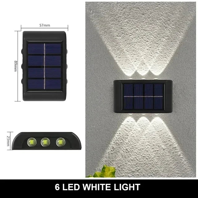 SunGlow™ Outdoor Solar Wall Light