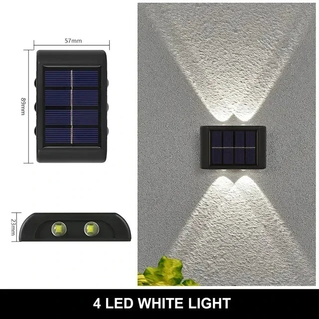 SunGlow™ Outdoor Solar Wall Light