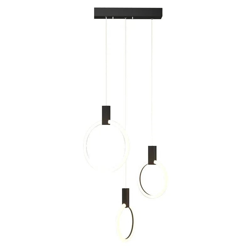 Modern LED Ring Chandelier – Nordic Acrylic Ceiling Light