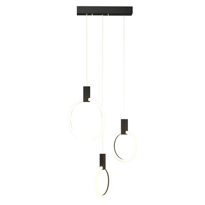Modern LED Ring Chandelier – Nordic Acrylic Ceiling Light
