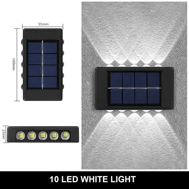 SunGlow™ Outdoor Solar Wall Light