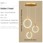 Modern LED Ring Chandelier – Nordic Acrylic Ceiling Light