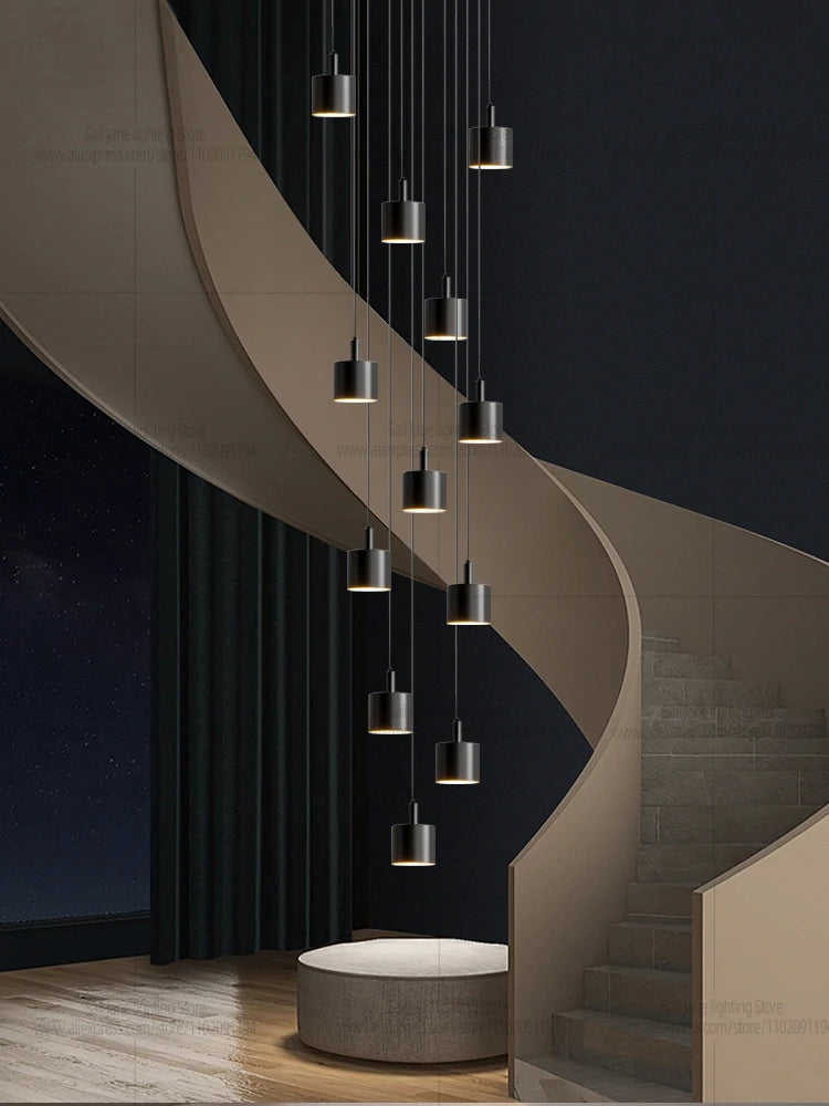 LumaNord™ Cascade Pendant — Nordic/minimalist