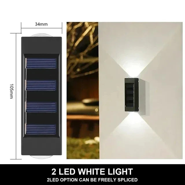 SunGlow™ Outdoor Solar Wall Light