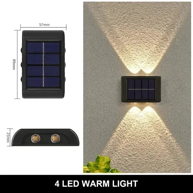 SunGlow™ Outdoor Solar Wall Light
