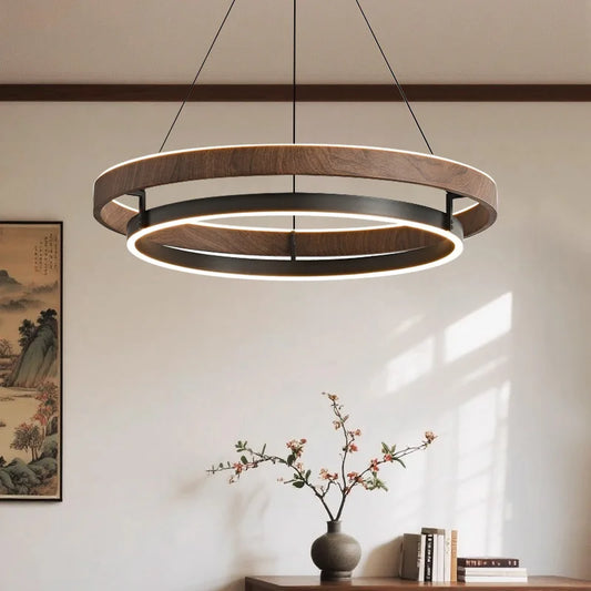 Aurevia™ Walnut LED Chandelier