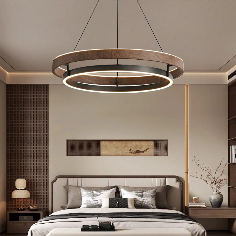 Aurevia™ Walnut LED Chandelier