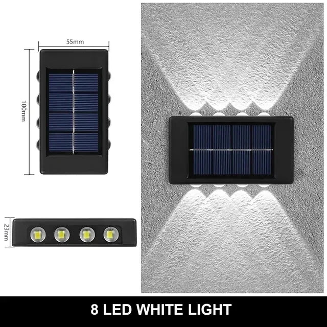 SunGlow™ Outdoor Solar Wall Light