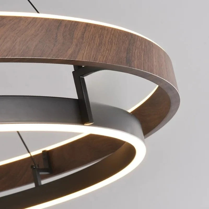 Aurevia™ Walnut LED Chandelier