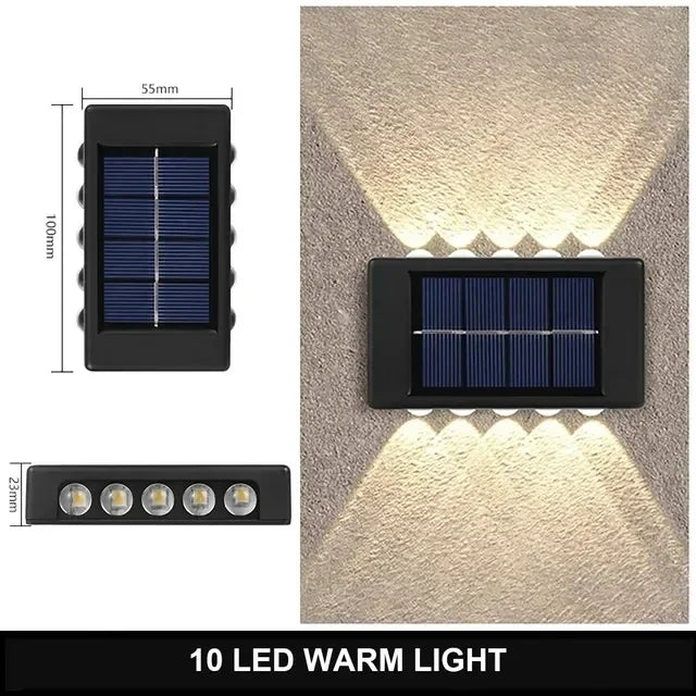 SunGlow™ Outdoor Solar Wall Light