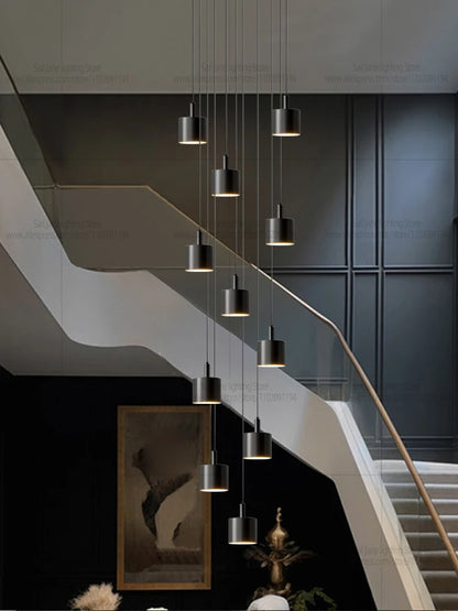 LumaNord™ Cascade Pendant — Nordic/minimalist