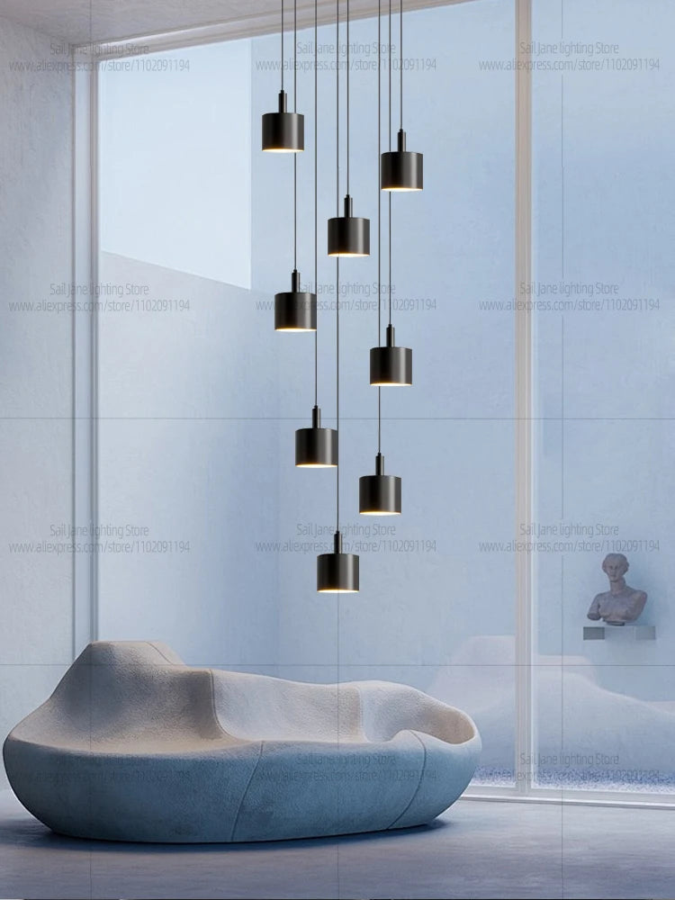 LumaNord™ Cascade Pendant — Nordic/minimalist
