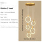 Modern LED Ring Chandelier – Nordic Acrylic Ceiling Light