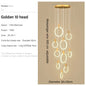Modern LED Ring Chandelier – Nordic Acrylic Ceiling Light