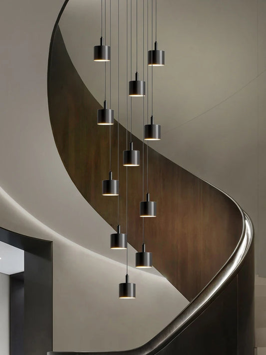 LumaNord™ Cascade Pendant — Nordic/minimalist