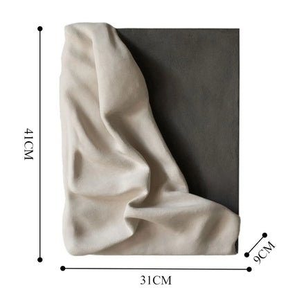 Minimalist Abstract Wall Art – Modern Sculptural Wall Decoration