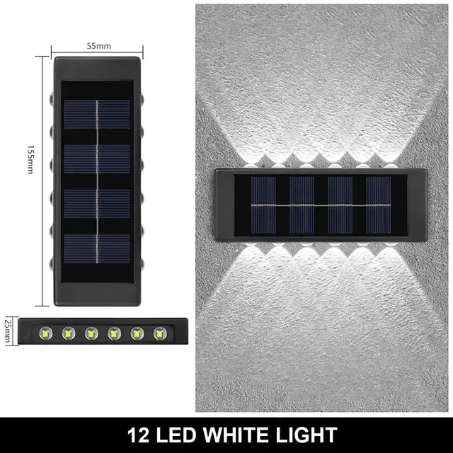 SunGlow™ Outdoor Solar Wall Light