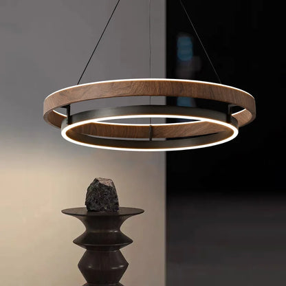 Aurevia™ Walnut LED Chandelier